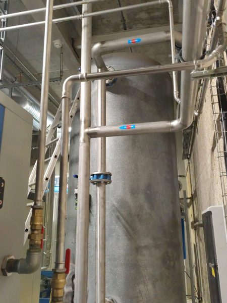 PROJET 2025 - Tuyauterie inox soudé et serti dans l'aveyron pour une entreprise spécialisée dans la fabrication et la distribution de produits laitiers