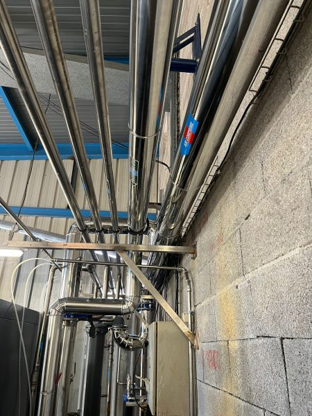 Tuyauterie air comprimé 2025 dans le Pharma (13) - Tuyauterie soudée calorifugé air comprimé et refroidissement